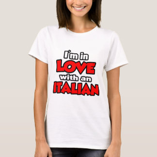 T-shirt Je suis amoureux d'un italien