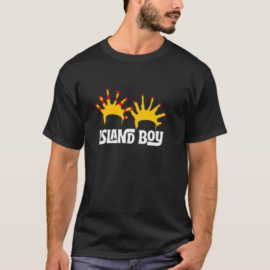 T-shirt Je suis An Island Boy Island Boy Ima Just Island B (Devant)