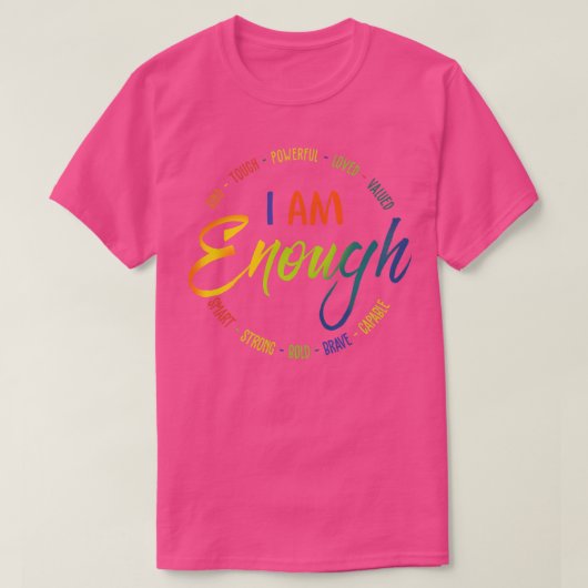 T-shirt Je Suis Assez (Design devant)