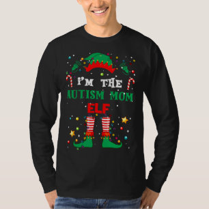 T-shirt Je Suis Autisme Maman Elf
