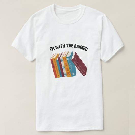 T-shirt Je suis avec Banned (Design devant)