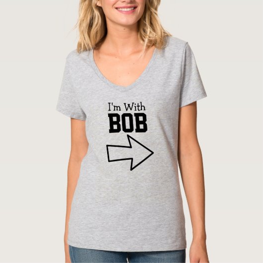 T-shirt Je suis avec Bob (Devant)