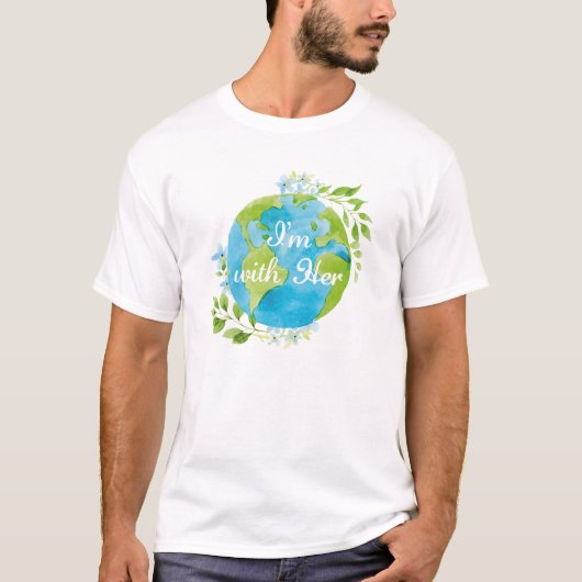 T-shirt Je suis avec elle (Devant)