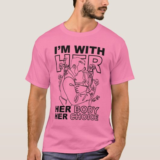 T-shirt Je suis avec elle (Devant)