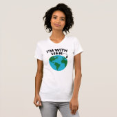 T-shirt Je suis avec elle (Devant entier)