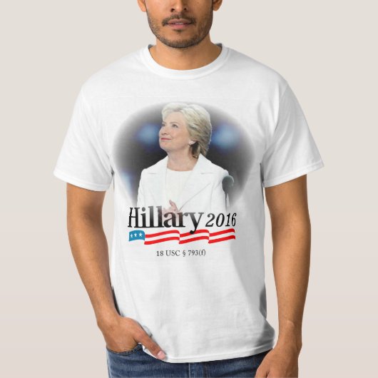 T-shirt Je suis avec Hillary 2016 (Devant)