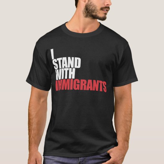 T-shirt Je Suis Avec Immigrants Dreamer Avec Immigrants (Devant)