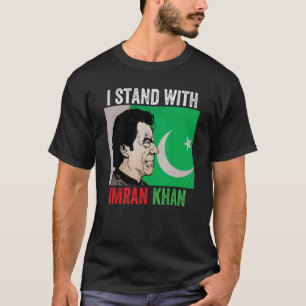 T-shirt Je Suis Avec Imran Khan Pti Soutien Khan Pakistan 
