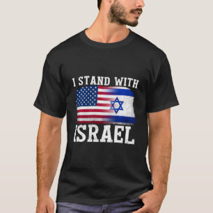 T-shirt Je Suis Avec Israël Chemise Israël Hommes Forts Fe