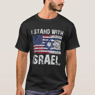 T-shirt Je suis avec Israël - Priez pour Israël - États-Un