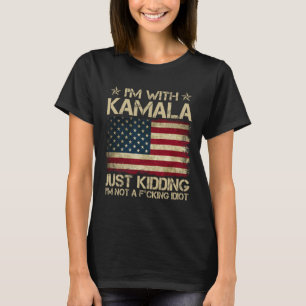 T-shirt Je suis avec Kamala qui n'a rien à voir avec nous,