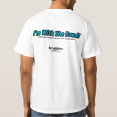 T-shirt Je suis avec la valeur T de bande (Dos)