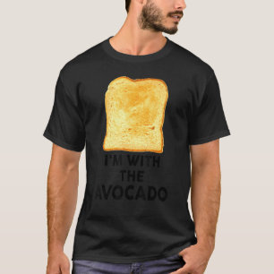 T-shirt Je suis avec l'Avocado Kids Adult Toast Halloween