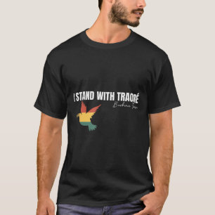 T-shirt Je Suis Avec Le Burkina Faso-Ibrahim Traoré