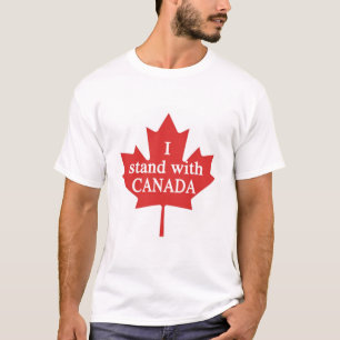 T-shirt Je suis avec le Canada