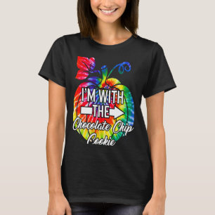 T-shirt Je suis avec le chocolat Chip Cookie Couple Corres