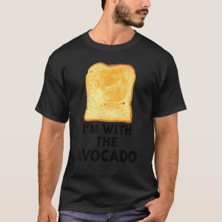 T-shirt Je suis avec le costume d'Avocado Enfants bébé toa