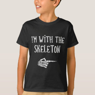 T-shirt Je suis avec le costume de couple assorti de squel