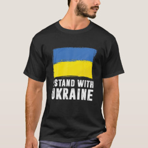 T-shirt Je Suis Avec Le Drapeau Ukrainien Ukrainien Souten
