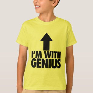 T-shirt Je suis avec le génie