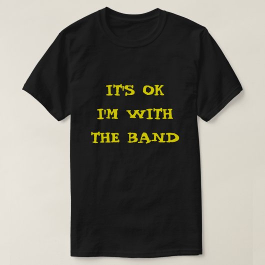 T-SHIRT JE SUIS AVEC LE GROUPE. (Design devant)