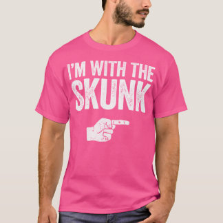 T-shirt Je Suis Avec Le Skunk Qui Correspond À La Skunk