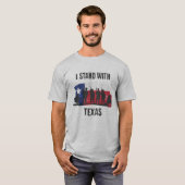 T-shirt Je Suis Avec Le Texas #texit (Devant entier)