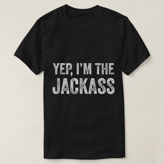 T-shirt Je suis avec les couples de Jackass drôle de jumel (Design devant)