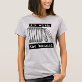 T-shirt je suis avec les livres interdits (Devant)