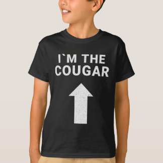 T-shirt Je suis avec l'Humour Cougar Halloween cadeau d'an