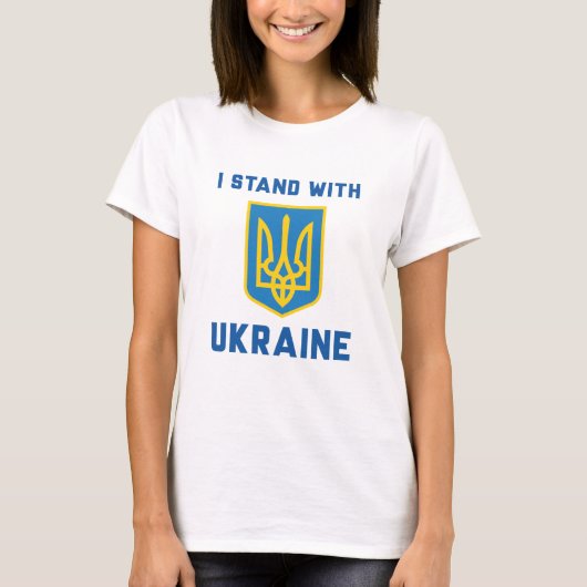 T-shirt Je Suis Avec L'Ukraine (Devant)