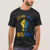 T-shirt Je Suis Avec L'Ukraine (Devant)