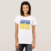 T-shirt Je Suis Avec L'Ukraine (Devant entier)
