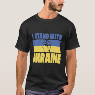 T-shirt Je Suis Avec L'Ukraine