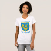 T-shirt Je Suis Avec L'Ukraine (Devant entier)