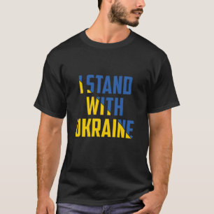 T-shirt Je Suis Avec L'Ukraine