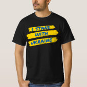 T-shirt Je suis avec l'Ukraine (Devant)