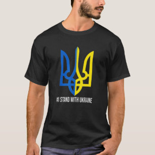 T-shirt Je Suis Avec L'Ukraine Drapeau Soutien Ukraine Ukr