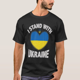 T-shirt Je Suis Avec L'Ukraine Pour Hommes Femmes Garçons 