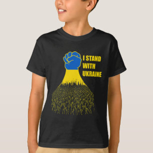 T-shirt Je suis avec l'Ukraine - Soutenir l'Ukraine - Prie