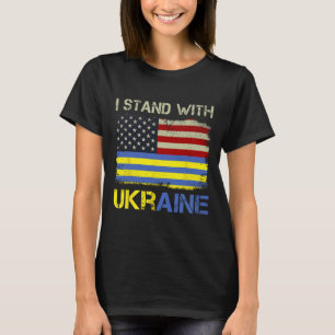 T-shirt Je suis avec l'Ukraine Soutien à l'Ukraine