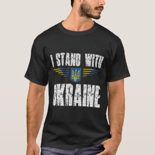 T-shirt Je suis avec l'Ukraine Soutien à l'Ukraine Trident