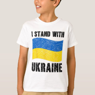 T-shirt Je suis avec l'Ukraine Soutien Ukraine Drapeau Ukr