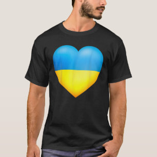 T-shirt Je Suis Avec L'Ukraine Ukrainienne Cessez La Guerr