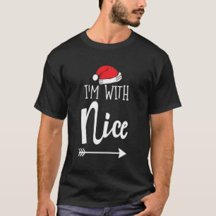 T-shirt Je Suis Avec Nice I Christmas Twosome Costume Cade
