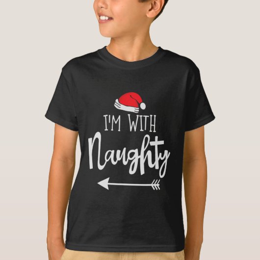 T-shirt Je suis avec Nice I Christmas Twosome costume cade (Devant)