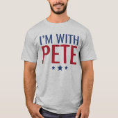 T-shirt Je suis avec Pete (Devant)