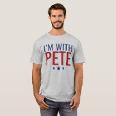 T-shirt Je suis avec Pete (Devant entier)