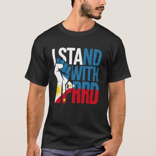 T-shirt Je suis avec PRRD (Devant)