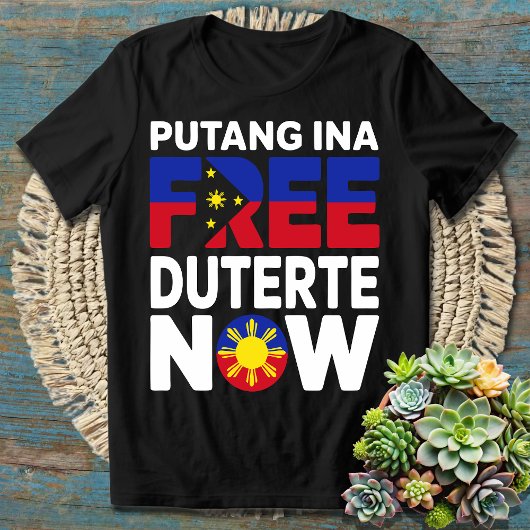 T-shirt Je suis avec PRRD ramenez à la maison Tatay Digong